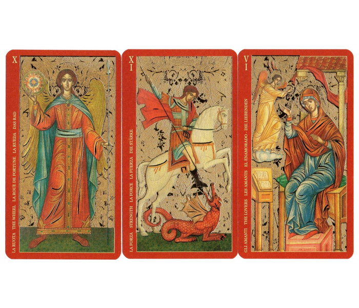 Таро Золото Икон — Golden Tarot of the Tsar. Lo Scarabeo