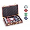 Фото 1 - Набір для покеру на 200 фішок з номіналом 5-100 у шкіряному кейсі