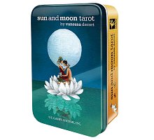 Фото Sun and Moon Tarot in a tin - Таро Сонця та Місяця (у бляшанці). US Games Systems