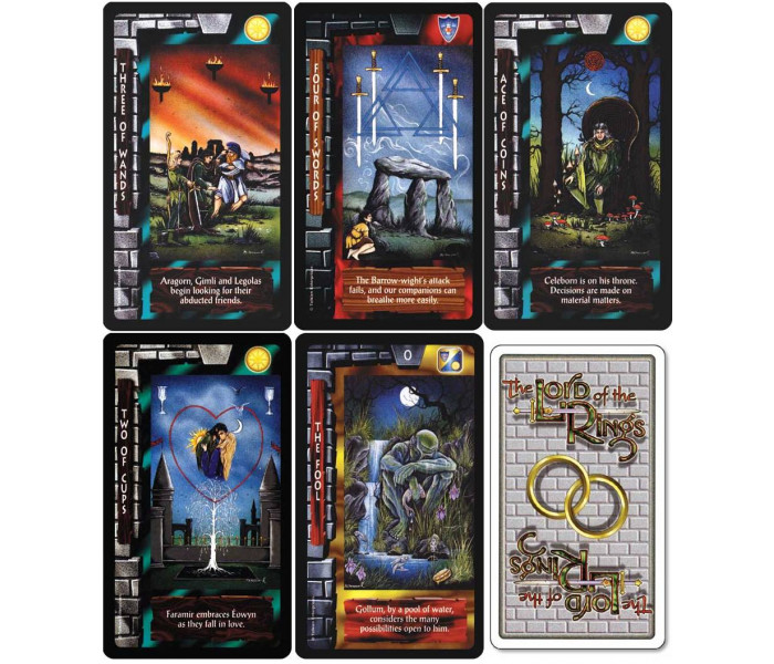 Lord of the Rings Tarot Card Game - Таро Володар Перстнів + гра. US Games Systems