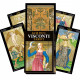 Golden Visconti Tarot (Grand Trumps) — Золотое Таро Висконти (Старшие Арканы). Lo Scarabeo
