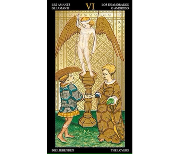 Golden Visconti Tarot (Grand Trumps) — Золотое Таро Висконти (Старшие Арканы). Lo Scarabeo