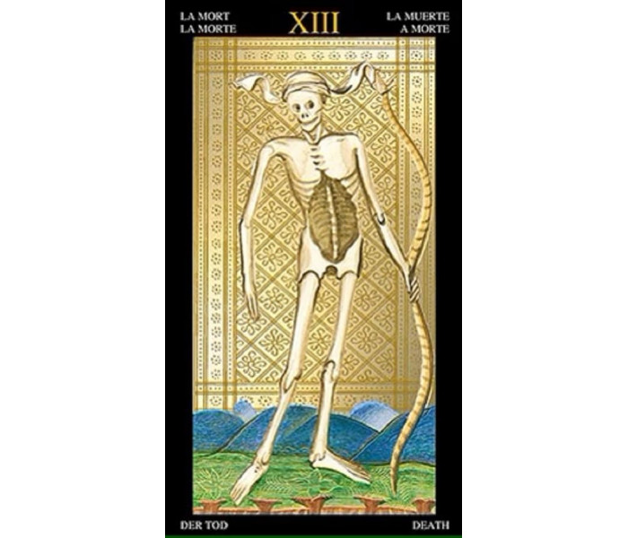 Golden Visconti Tarot (Grand Trumps) — Золотое Таро Висконти (Старшие Арканы). Lo Scarabeo