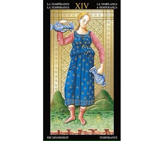 Golden Visconti Tarot (Grand Trumps) — Золотое Таро Висконти (Старшие Арканы). Lo Scarabeo