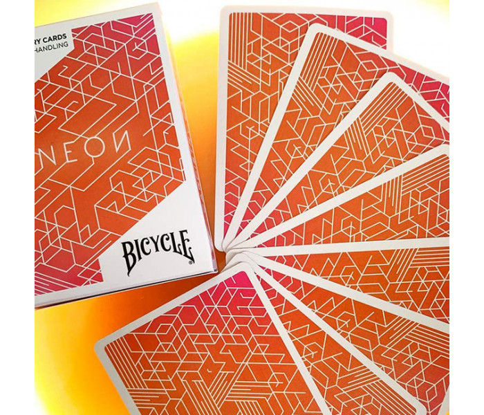 Карти Bicycle Neon Orange - Cardistry only (double back)