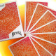 Карти Bicycle Neon Orange - Cardistry only (double back)