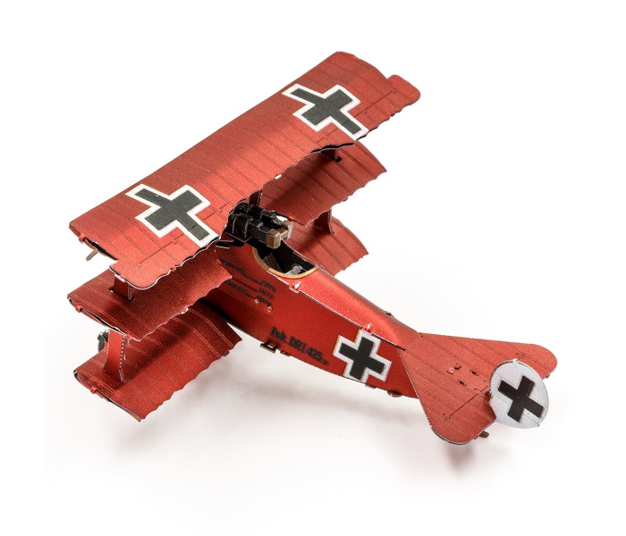 Металева збірна 3D модель Fokker Dr.I Triplane, Metal Earth (MMS210)