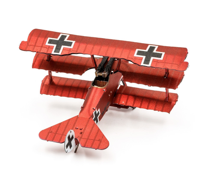 Металева збірна 3D модель Fokker Dr.I Triplane, Metal Earth (MMS210)