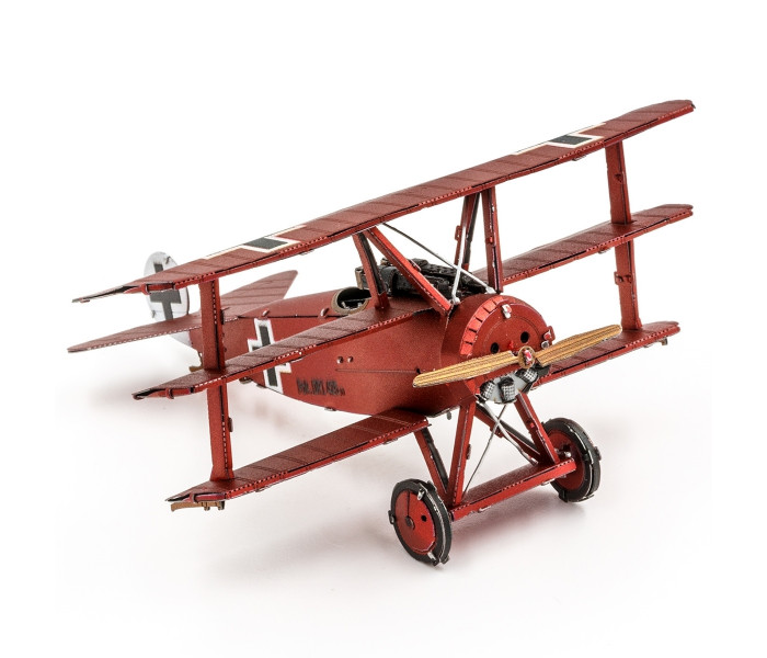 Металева збірна 3D модель Fokker Dr.I Triplane, Metal Earth (MMS210)