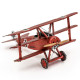 Металева збірна 3D модель Fokker Dr.I Triplane, Metal Earth (MMS210)