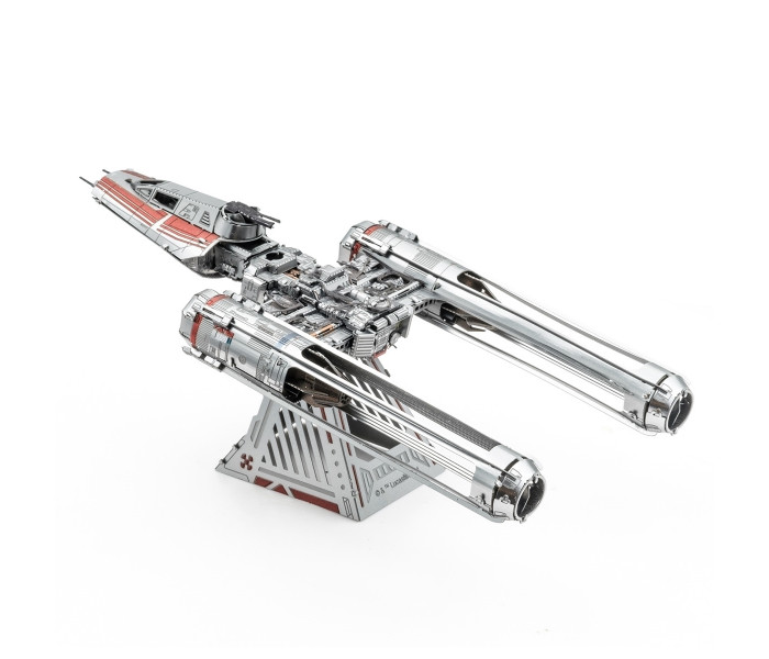 Металева збірна 3D модель Star Wars - Zoriis Y-Wing Fighter, Metal Earth (MMS415)