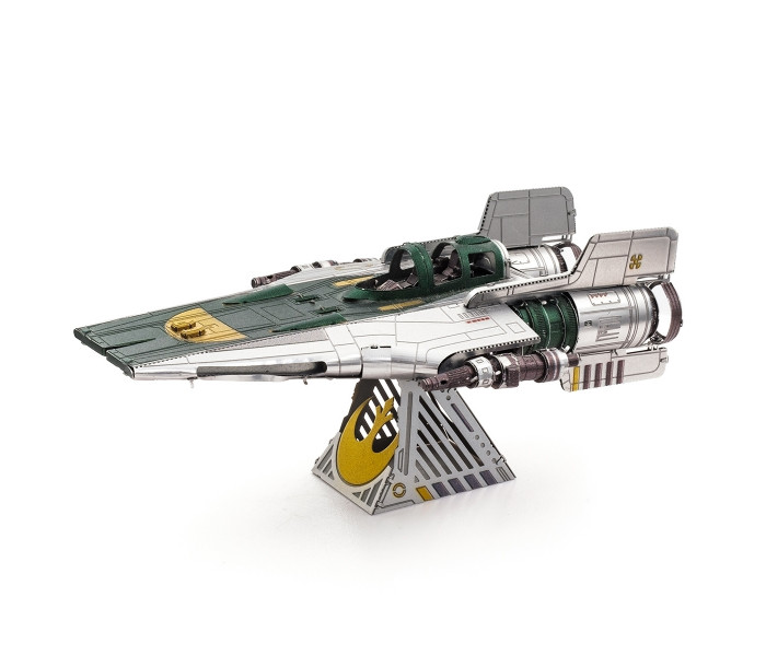 Металева збірна 3D модель Star Wars - Resistance A-Wing Fighter, Metal Earth (MMS416)