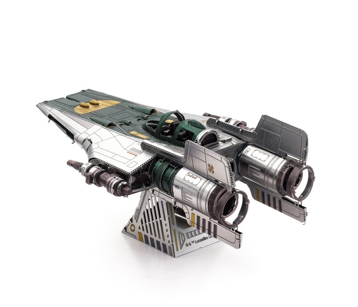 Металева збірна 3D модель Star Wars - Resistance A-Wing Fighter, Metal Earth (MMS416)