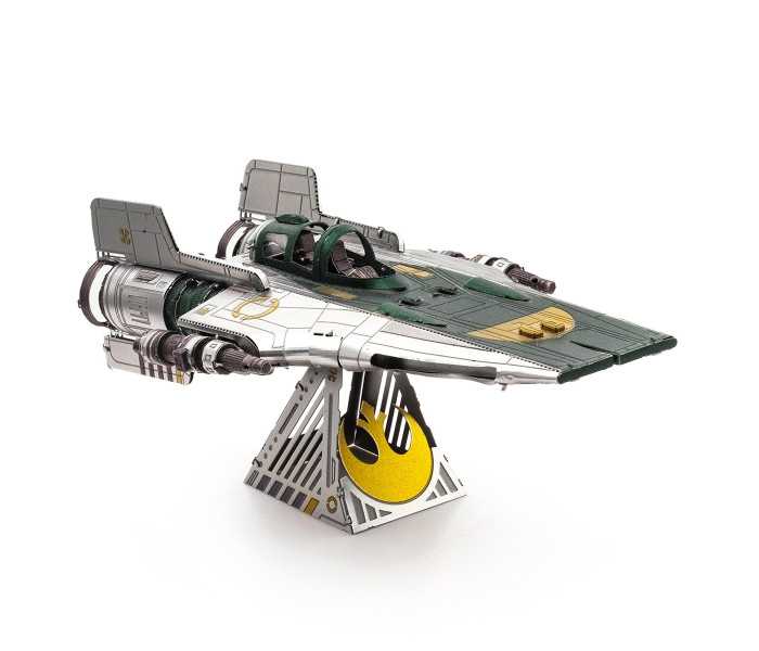 Металева збірна 3D модель Star Wars - Resistance A-Wing Fighter, Metal Earth (MMS416)