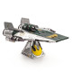 Металева збірна 3D модель Star Wars - Resistance A-Wing Fighter, Metal Earth (MMS416)