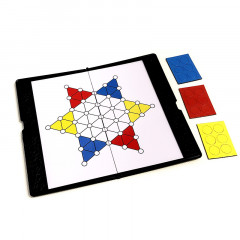 Магнитные китайские шашки (мини) | Chinese Checkers (wallet design). UB (1684)