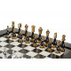 Шахматный стол Italfama Orientale, 58 x 58 см, фигуры латунь, позолота, серебро (154GSBN+TAV86BG-N)