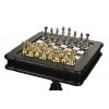 Фото 2 - Шаховий стіл Italfama Staunton, 58 x 58 см, фігури цинк, латунь, нікель (47M+TAV86BG-N)