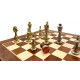 Шахматы Italfama Arabescato, 46 x 46 см, фигуры цинк, латунь, никель (81M+G448)