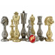 Шахматы Italfama Arabescato, 46 x 46 см, фигуры цинк, латунь, никель (81M+G448)