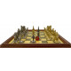 Шахматы Italfama Camelot, 35 x 35 см, фигуры цинк, латунь, никель (72M+250BW)