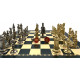 Шахматы Italfama Camelot, 40 х 40 см, фигуры цинк, латунь, никель (50M+G10240E)