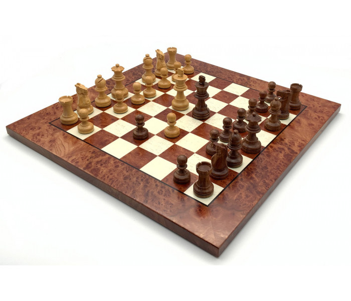 Шахи Italfama Classico, 42 x 42 см, фігури дерево, король 7,6 см (G250-76+721R)