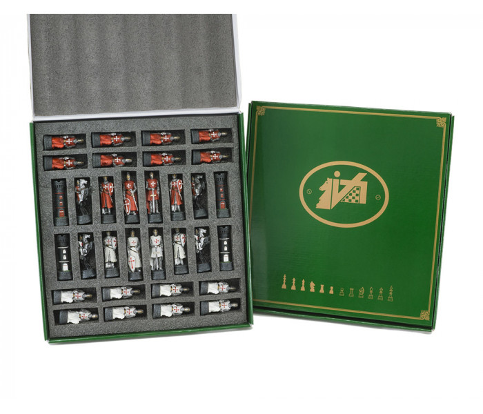Шахматы Italfama Crociati, 45 x 45 см, фигуры полистоун (R75641+B77192)