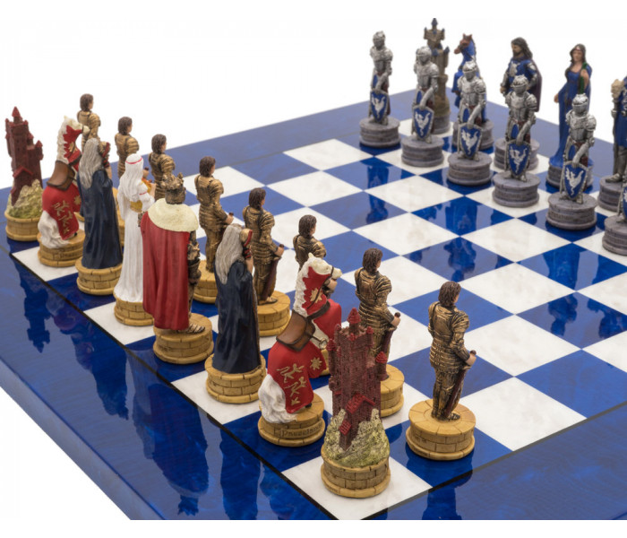 Шахматы Italfama King Arthur, 42 x 42 см, фигуры полистоун (R75139+523R)