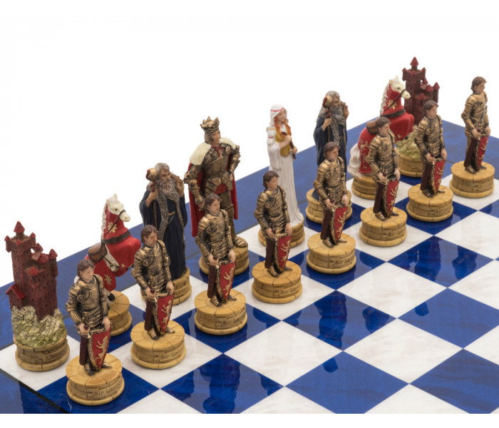 Шахматы Italfama King Arthur, 42 x 42 см, фигуры полистоун (R75139+523R)