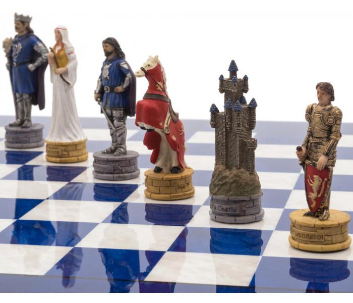 Шахматы Italfama King Arthur, 42 x 42 см, фигуры полистоун (R75139+523R)