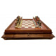 Шахматы Italfama Napoleone, 53 x 53 см, фигуры цинк, латунь, никель (19-57+434R)