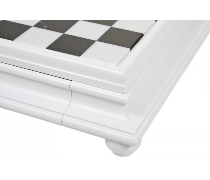 Шахматы Italfama Orientale Bianca, 48 x 48 см, фигуры цинк, золото, серебро (154GSBN+419B)
