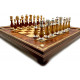 Шахматы Italfama Orientale Marrone, 48 x 48 см, фигуры цинк, золото, серебро (154GS+431RS)