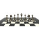 Шахматы Italfama Staunton Nero, 42 x 42 см, фигуры цинк, латунь, никель (70M+513R)