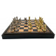 Шахматы и нарды Italfama Camelot, 35 x 35 см, фигуры цинк, латунь, никель (72M+219GN)
