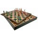 Шахи та нарди Italfama Camelot, 48 x 48 см, фігури цинк, латунь, нікель (19-50+222GN)