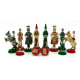 Шахи та нарди Italfama Camelot, 48 x 48 см, фігури цинк, латунь, нікель (19-50+222GN)