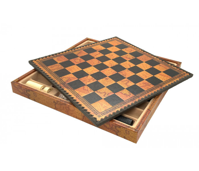 Шахматы и нарды Italfama Classico, 48 x 48 см, фигуры дерево (G250-76+222MAP)