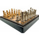Шахматы и нарды Italfama Imperatore Romano, 48 x 48 см, фигуры цинк, золото, серебро (46G+222GN)