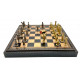 Шахматы и нарды Italfama Medioevale, 35 x 35 см, фигуры цинк, латунь, никель (71M+219GN)