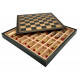 Шахматы и нарды Italfama Medioevale, 35 x 35 см, фигуры цинк, латунь, никель (71M+219GN)