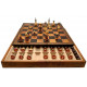 Шахматы и нарды Italfama Mignon Fiorito Marrone, 48 x 48 см, фигуры цинк, золото, серебро (158G+222MAP)