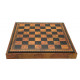 Шахматы и нарды Italfama Mignon Fiorito Marrone, 48 x 48 см, фигуры цинк, золото, серебро (158G+222MAP)