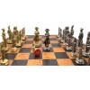 Фото 5 - Шахи та нарди Italfama Napoleone, 48 x 48 см, фігури цинк, латунь, нікель (57M+222MAP)