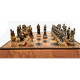 Шахматы и нарды Italfama Skeletons Marrone, 35 x 35 см, фигуры полистоун (R70637+219MAP)