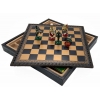 Фото 5 - Шахи та шашки Italfama Medioevale, 28 x 28 см, фігури цинк, латунь, нікель (19-72+218GB)