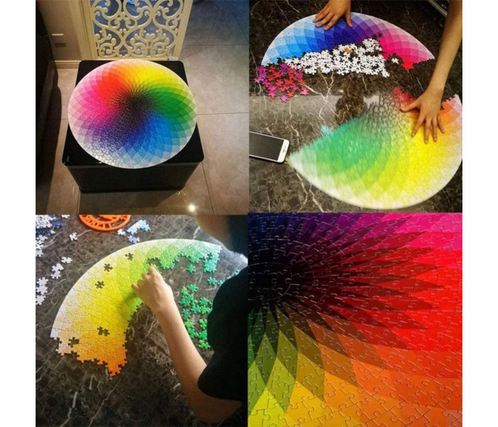 Круглий Пазл Веселка 1000 ел.