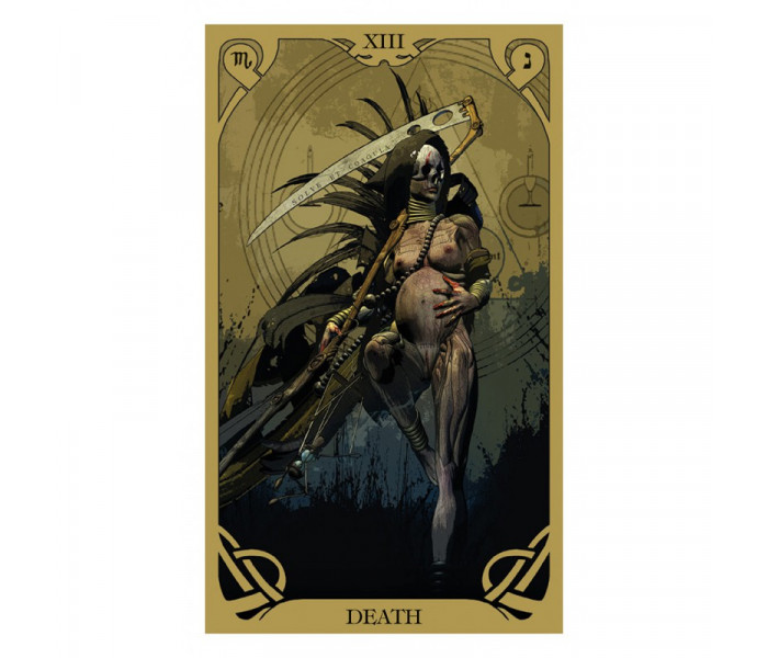 Міні Таро Нічного Сонця - Mini Tarot Night Sun.Lo Scarabeo