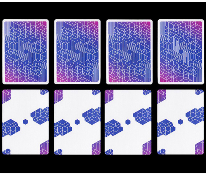 Карты Bicycle Neon Purple (AURORA) - Cardistry only (double back)